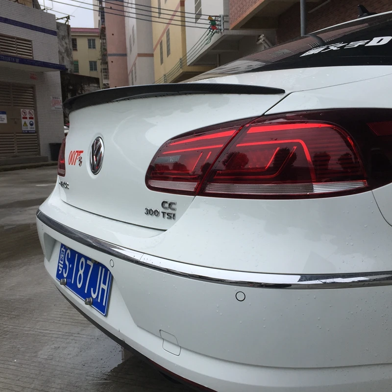 For Volkswagen VW Passat CC Spoiler 2009 2015 Car Tail Wing Decoration
