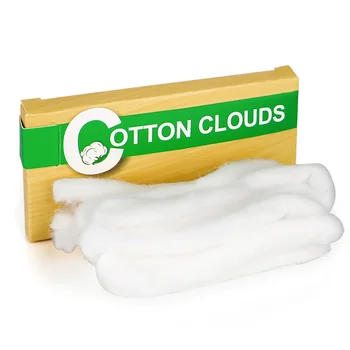

100% Organic Vapefly cotton wool clouds DIY Vape accessories for E cigarette Reload Rta RDA atomizer cotton vs firebolt cotton