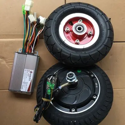 8 дюймов 24 V/36 v/48 V/350 W Барабанный тормоз колеса мотора скутера/двигатель
