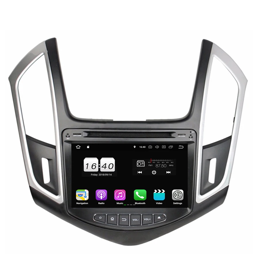 Android 8 1 для Chevrolet CRUZE 2013 2015 2 Гб ОЗУ автомобильный DVD плеер Wifi 4G BT RDS радио GPS Glonass Navi DVR