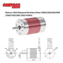 SURPASSHOBBY Platinum Waterproof Series 3650 3100KV 3500KV 3900KV 4300KV 5200KV Sensorless Brushless Motor for 1/10 RC Car Truck 3650 4300kv 1 10 rc automotive waterproof brushless motor hsp 94123 ring i 727 fs race 53625 53632