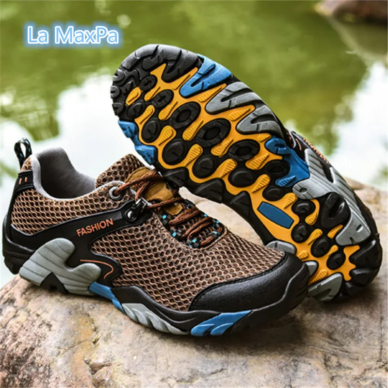 

High qualit Outdoor men Sneakers sport shoes men Running shoes Anti-skid Off-road Walking Athletic Trainers colombia mexico