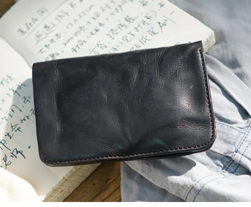 AETOO The original male money lady makes the old leather handmade leather, eighty percent off retro wallet, simple wallet