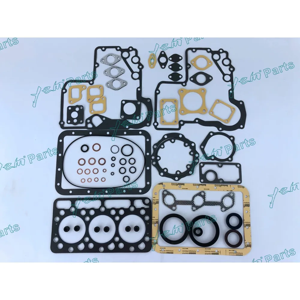 For Kubota engine D750 Full gasket set with cylinder head gasket on