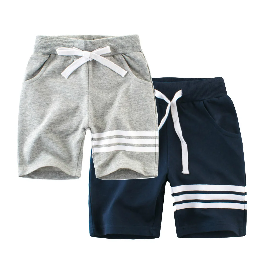 

Baby kid boys pants Summer new pure cotton sports 2-8Y pants with stripes in kid's trousers boys pants