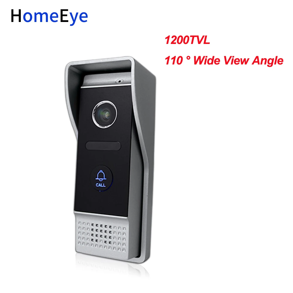 4 проводной видеодомофон HomeEye 1200TVL дверной звонок водонепроницаемый