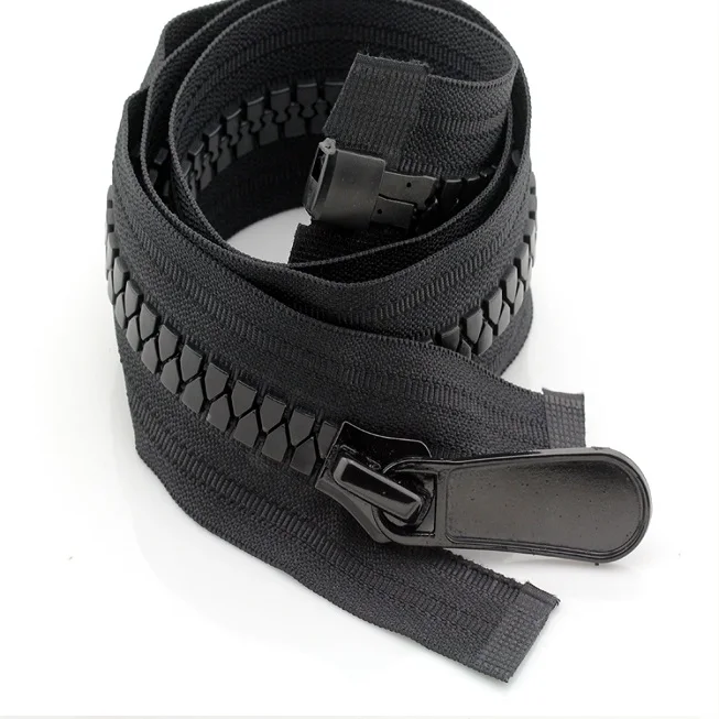 

#8 #10 resin zipper lightning for clothes jacket overcoat separatable Detachable zipper 2pcs 70 80 90 100 120 150cm black white