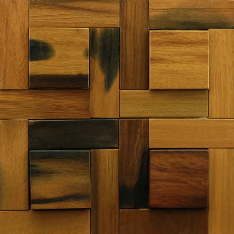 

SMT-A15010 - Recycled Wood Wall System Tile 10.66 Sq.Ft