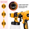 DEKO DKSG55K1 220V Handheld Spray Gun Paint Sprayers 550W High Power Home Electric Airbrush Easy Spraying 3 Nozzle ► Photo 3/6