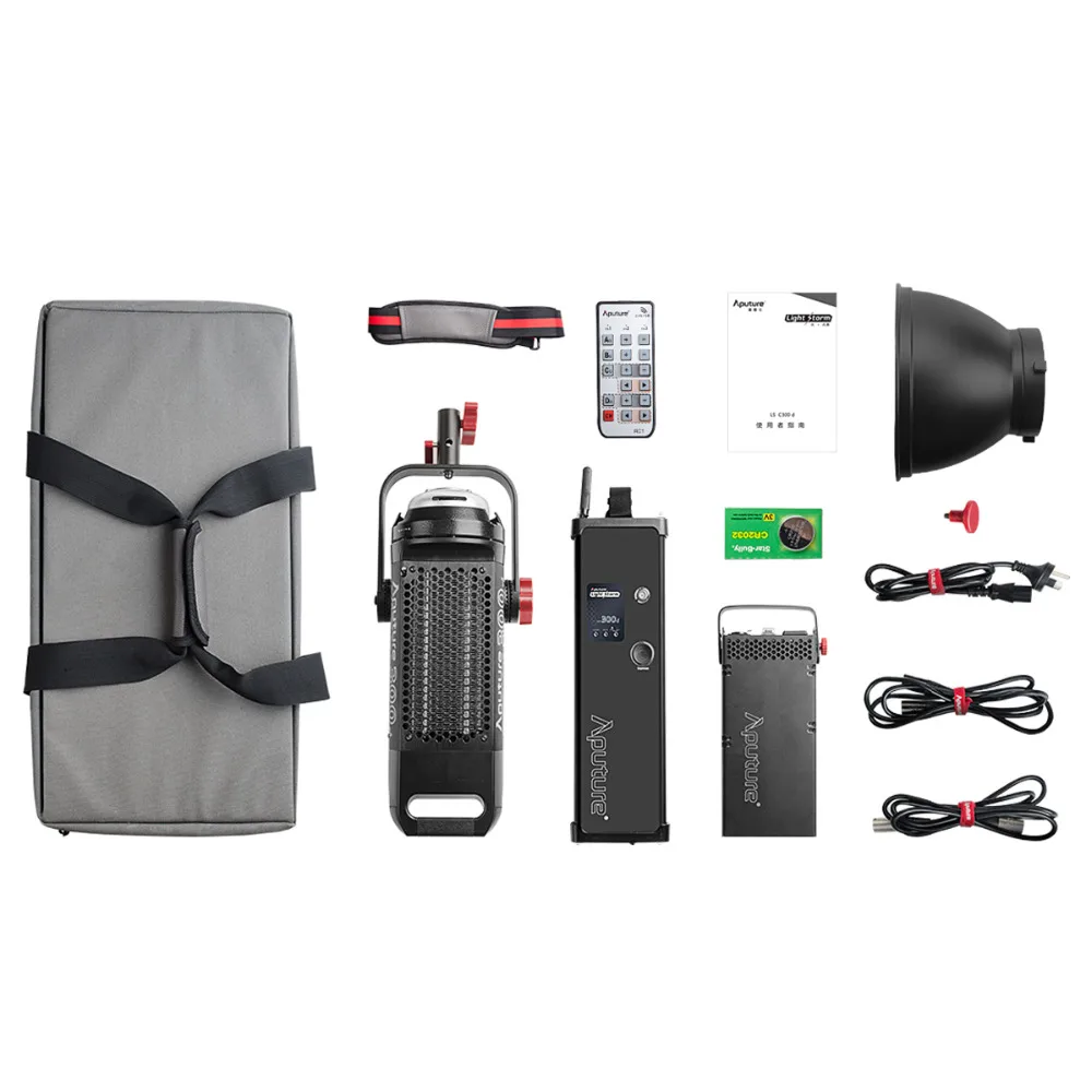 Aputure фотографии освещения LS C300d COB свет 300 Вт 5500 К TLCI Профессиональный съемки