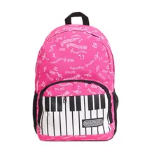 2017 Marca de Moda Piano Nota Musical Impresión de la Letra de Ordenador Portátil de Viaje Mochila Bolso del Estudiante de Escuela Mochila mochilas Li534