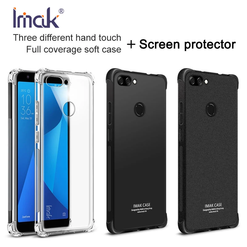 Cover for Asus Zenfone Max Plus M1 ZB570TL Case Original Imak TPU Silicone Back |