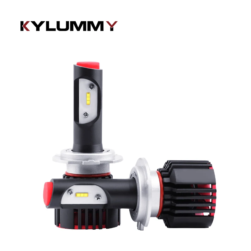 Светодиодный мини-Фары H4 H7 H11 H1 H3 9005 9006 ZES Hi-Lo Beam DC12V 24V 50W 8000Lm 6500K чистый белый