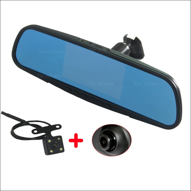 BigBigRoad Car Mirror DVR dual camera Video Recorder Dash Cam with Original Bracket For cadillac SLS CTS xts ats srx escalade BigBigRoad Car Mirror DVR dual camera Video Recorder Dash Cam with Original Bracket For cadillac SLS CTS xts ats srx escalade