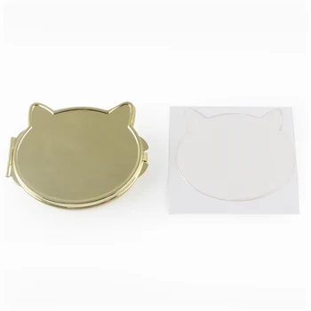 

Cat Face Compact mirror with match doming epoxy sticker 2 pieces/lot
