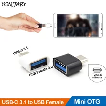 USB-C type C 3,1-USB OTG адаптер для передачи данных для samsung S8 S9 S10 Plus Xiaomi OTG конвертер для huawei mate 9 10 P20 P30 Pro