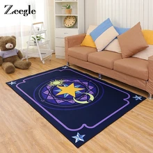 Zeegle Moon ковер со звездами коврик для гостиной для чистки ковров, для дома коврик противоскользящие ковры для детской спальни ковер прикроватный коврик коврики