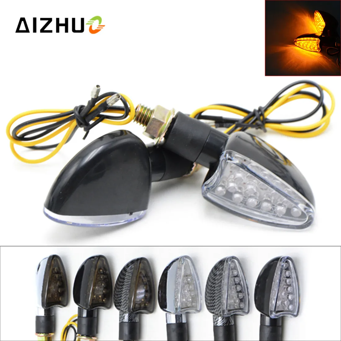 

Motorcycle Accessories LED Flashing Turn Signal Tail Signal FOR yamaha tdm 900 tmax 500 530 suzuki bandit 400 gs 500 bmw f800gs