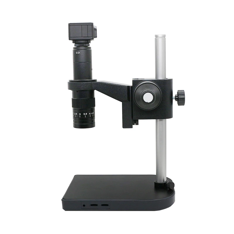 0.7X-4.5X зум монокулярный Объектив C-mount окуляр объектив цифровой микроскоп с 5,0 МП USB камера Фокус Регулируемая подставка