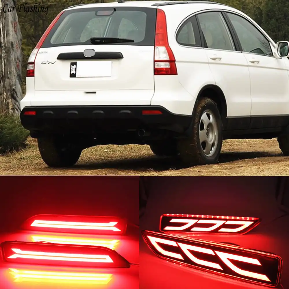 2pcs For Honda Crv Cr V 2007 2008 2009 Multi Function Led Tail Rear Bumper Light Rear Fog Lamp Auto Bulb Brake Light Reflector Car Light Assembly Aliexpress