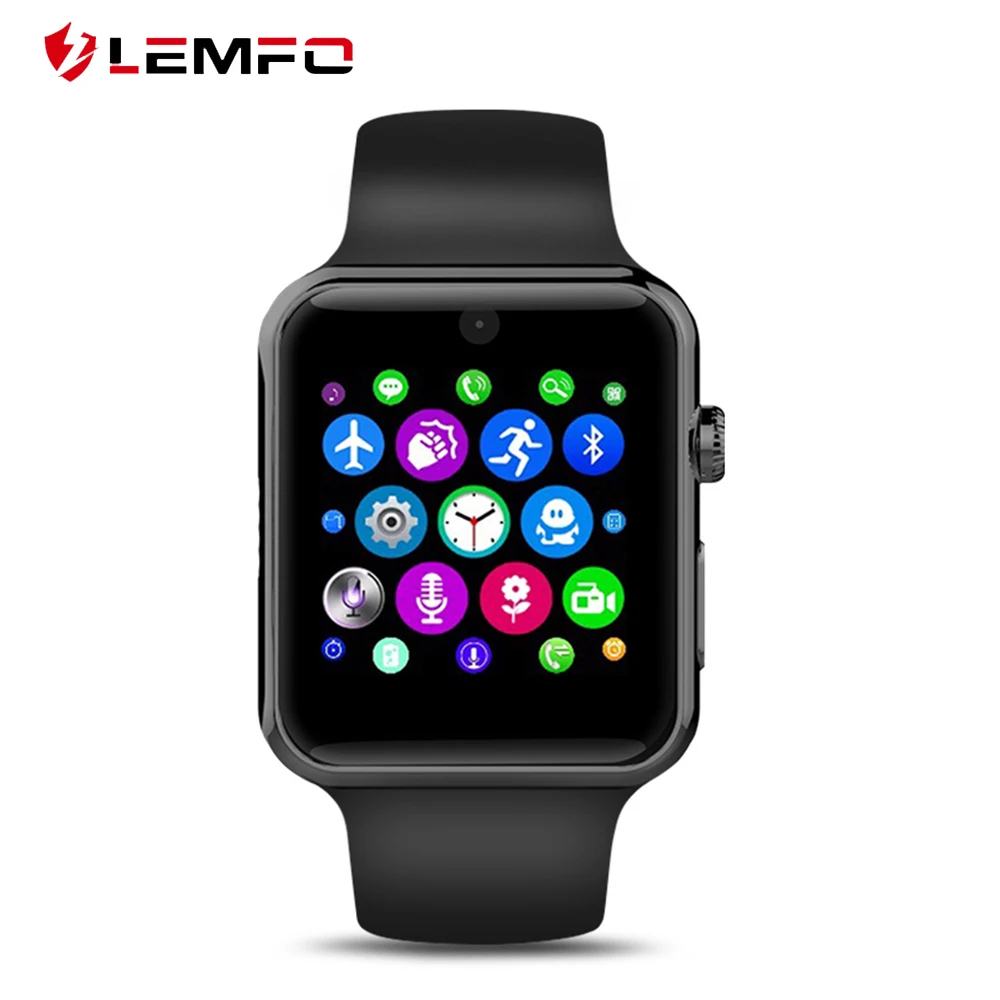 Lemfo Bluetooth Smart часы LF07 SmartWatch для Apple iPhone iOS смартфонов на базе Android выглядит как Watch Reloj