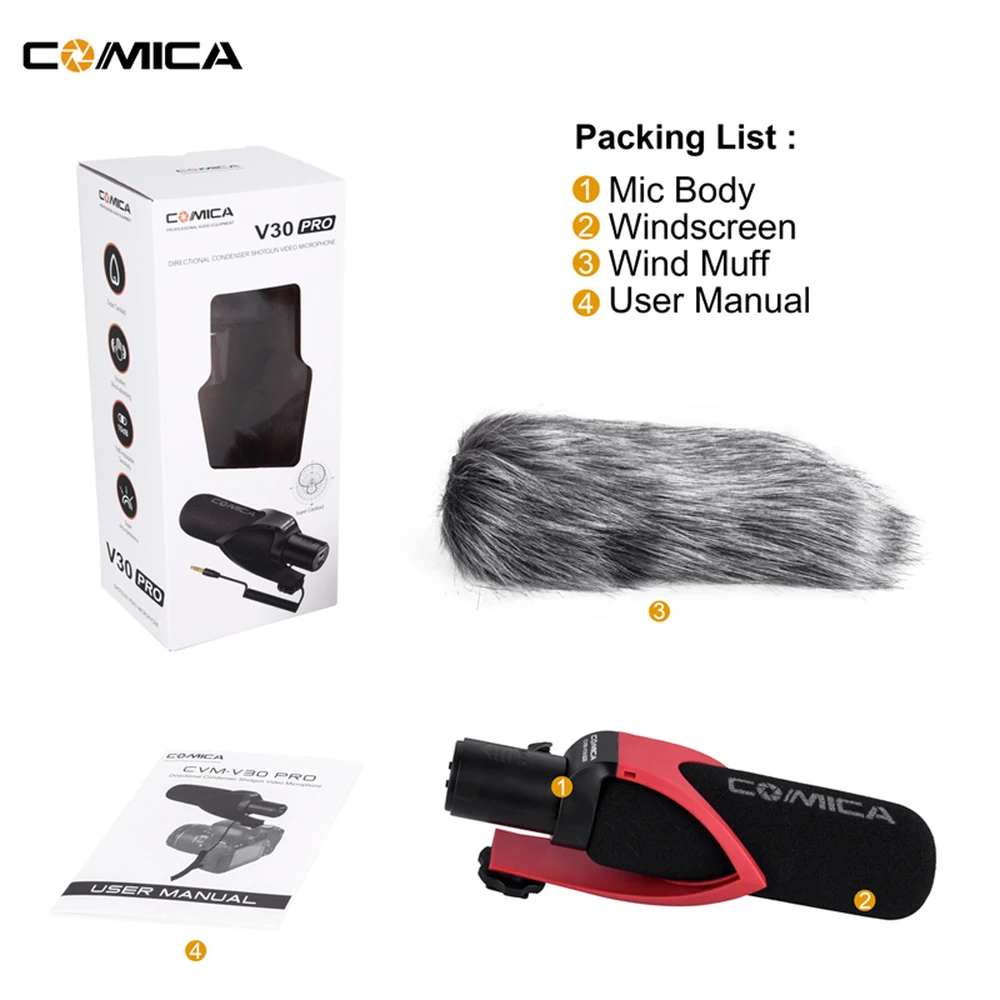 Comica CVM V30 PRO Video Studio Microphone