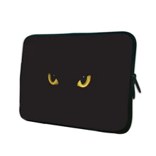 Cute Cat Zipper 10 12 13 15 17 7 inch Notebook Sleeve Bag Zipper Cases Cover Pouch For Macbook Air Pro Dell Sony Acer Lenovo HP
