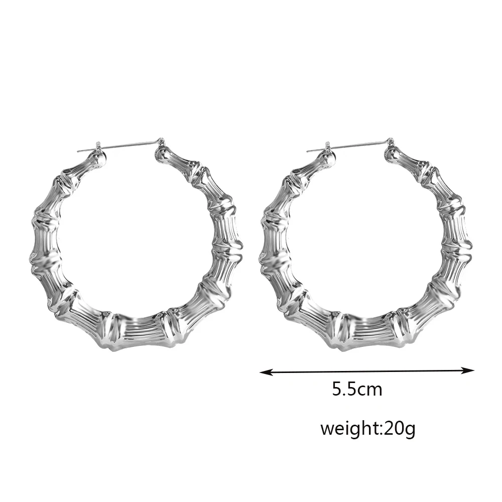 VIVILADY Горячие большие Бамбук Серьги-кольца для женщин Баскетбол жен Лето Весна Осень модные украшения для девочек Bijoux аксессуары Подарки