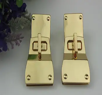 

Free shipping Bag with Parts & Accessories (20 pieces/lot) more luggage handbags high-grade metal twist lock latch