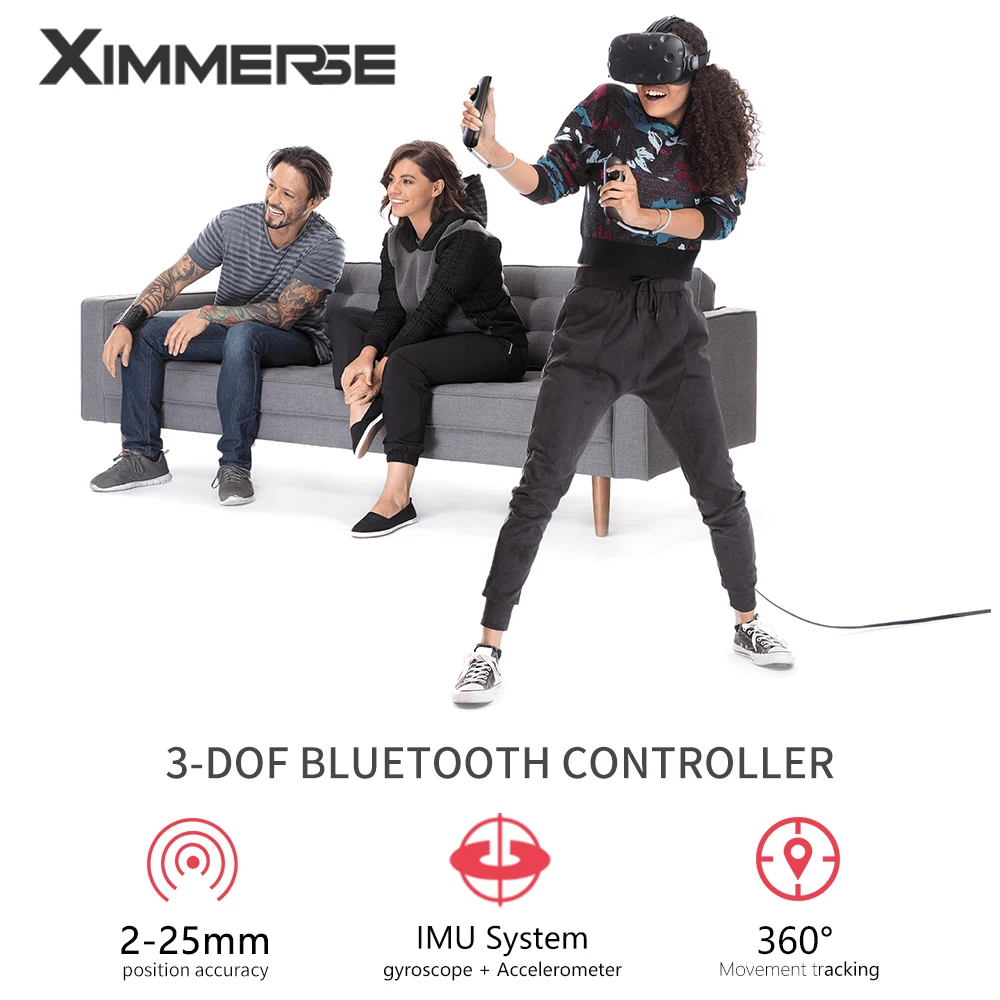 

VR/AR Controller Bluetooth Remote 3 dof VR Handle for VR Headset
