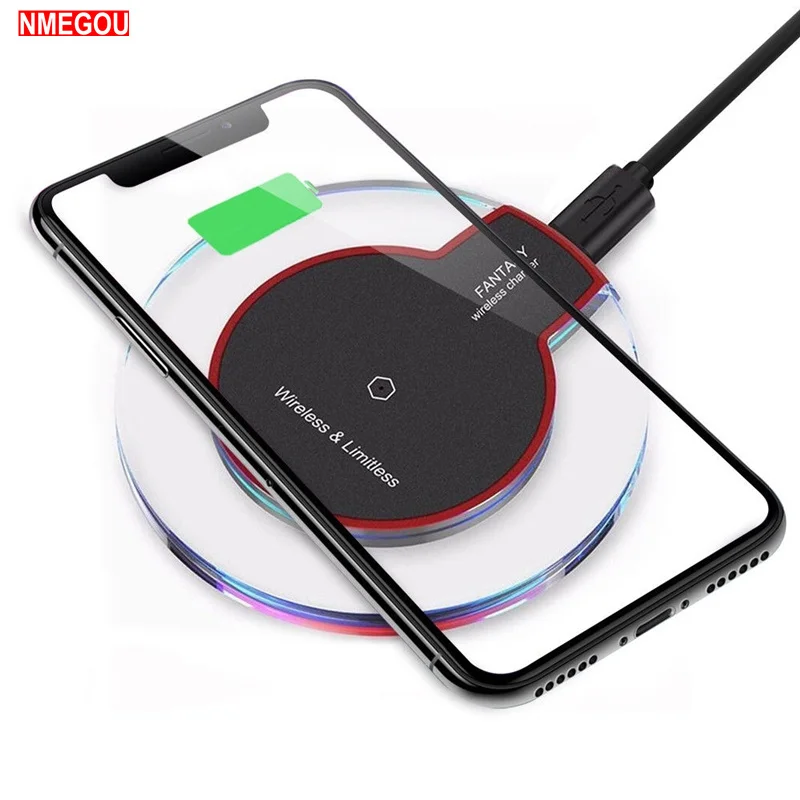 Беспроводное зарядное устройство для мобильного телефона чехлы IPhone X XR XS Max 8 Plus