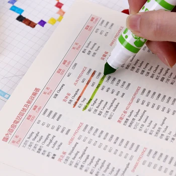 

12 PCS/set Color Mini Pens Office Fluorescent Pen Cute Art Highlighter Painting Watercolor Pen Stationery for Kids Gift