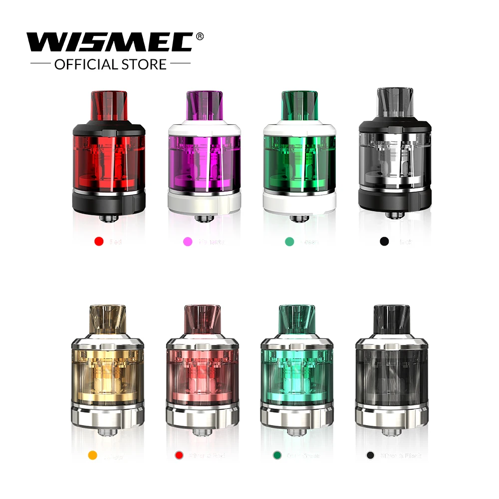 Original Wismec Amor NSE Atomizer Tank 3ml Capacity for V80 and V200 box mod with 0.27ohm WS-M Coil 1.3ohm WS04 Coil E-Cig