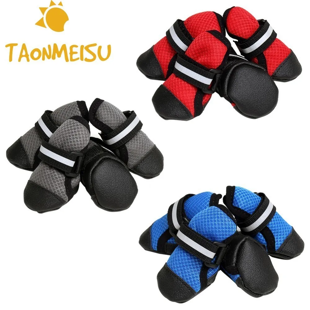 Non slip Dog Shoes Four Seasons Universal Puppy Bootes Soft Sole