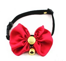 10 unids perros gatos Multicolor corbatas perrito de moda collares con bell collar del perrito de productos para mascotas perro gato suministros Sm