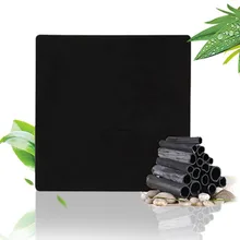 Черный квадрат умывание Глубокая очистка пор мыло ручной работы Натуральный Бамбуковый Уголь угорь масло-контроль мыло