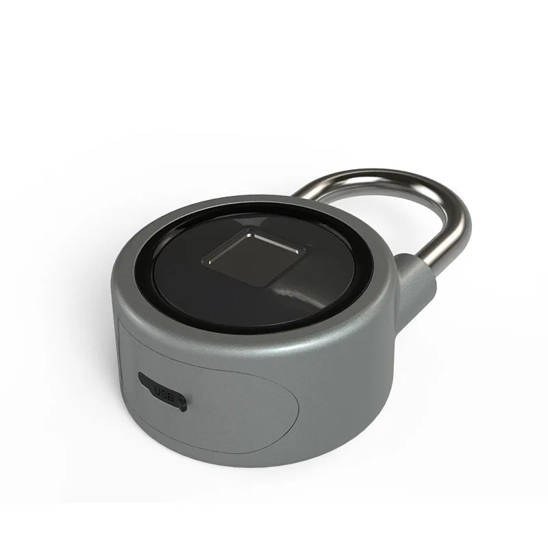 

Fingerprint Recognition Bluetooth Lock APP Control Anti Theft Padlock for Gate Luggage Bicycle WWO66