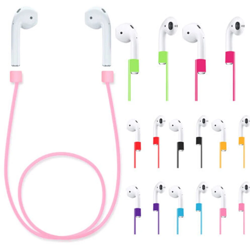New Silicone Earphone Anti Lost Rope Cable For Apple For AirPods Strap