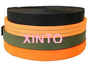 

2Ton 38MM Shipping cargo lashing strap sling package ratchet tie down belt binder sling tire repair tool