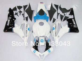 

100%Fit Injection blue white black Fairings for HONDA CBR600RR 07 08 F5 2007 2008 CBR 600 RR 07 08 2007 2008 fairing kit #11RTA