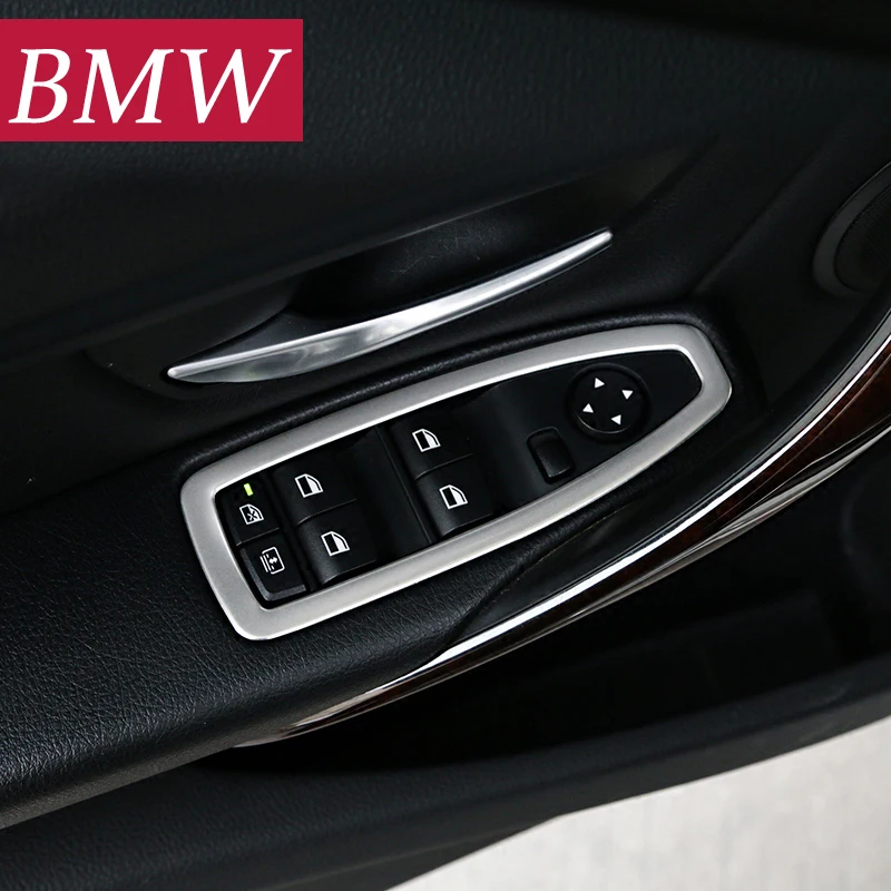 

Car Inner Accessories Trim Left Hand Drive Window Switch Button Cover For BMW 1 3 4 Series 3GT F30 F31 F32 F34 F35 GT 116i 118i