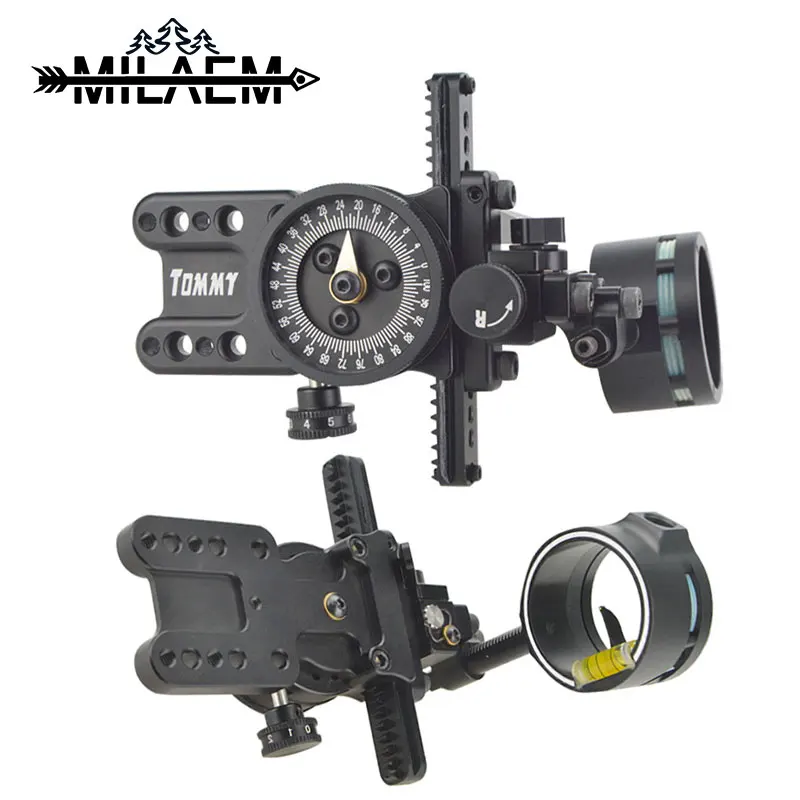 

1pc Archery Compound Bow Sight 1pin Sight Adjustable Pointer HRD Technology Left/Right Hand Compound Bow Shooting Accessories
