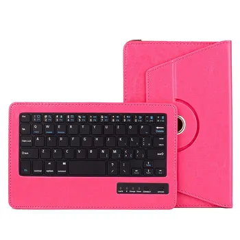 

Detachable Bluetooth for 7-8 Inch IOS, Android and Windows Tablet Keyboard with 360 Degree Rotatable Portfolio Case l1108#2
