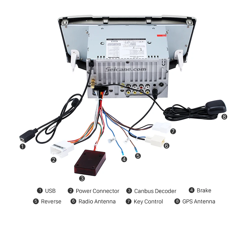 Seicane 2 din " автомобильный dvd-плеер gps навигация для 2003-2010 Lexus RX 300 330 350 400H с поддержкой bluetooth USB SD Aux