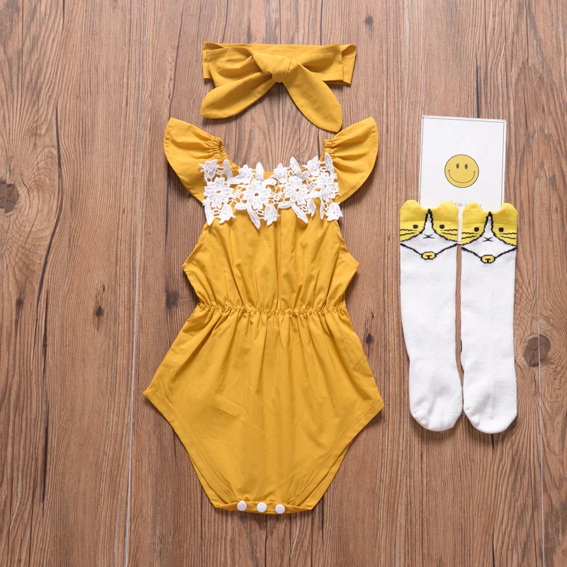 

2019 Summer baby Girl Princess Dress Children Clothes Kids Party Clothing Flower Outfit Sleeveless Romper Jumpsuit