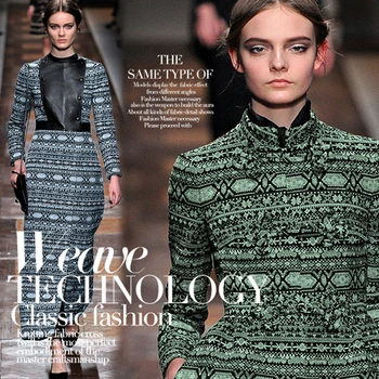 

2016 Spring color heavy brocade jacquard fashion fabrics wholesale high quality cotton cloth