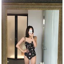 WackDaria купальник сексуальный цельный женский купальник женский с мягким бюстгальтером-подкладом Цветочный стиль maillot de bian femma сексуальный купальник