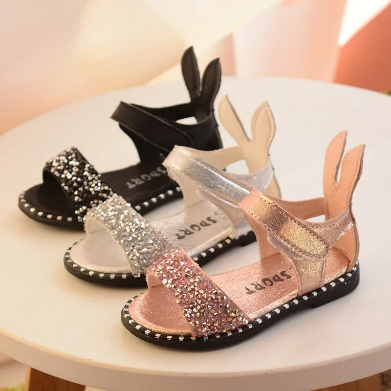 

2019 Summer baby girls princess shoes 1 to 3 years old fashion sandals newborn beach shoes high quality kids shoes breathable