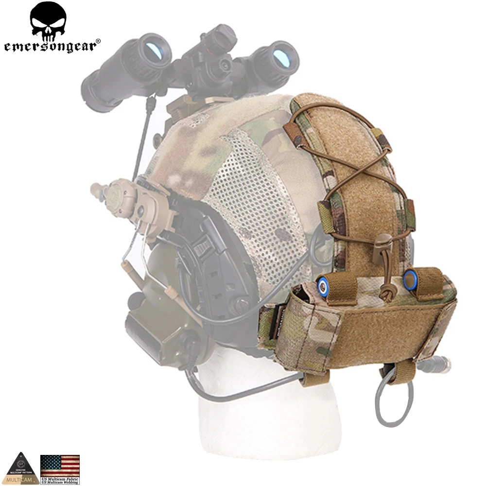 

EMERSONGEAR MK1 Battery Case for EMERSON Helmet Tactical Helmet Pouch Hunting Accessories Night Pouch Helmet Bag Multicam EM9398