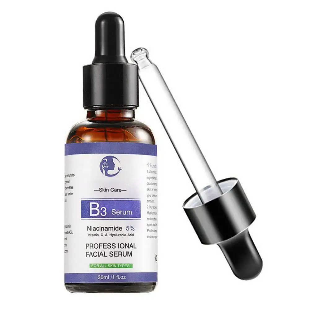 

Serum for Face B3 Niacinamide 5% Vitamin C Acid Anti Hyaluronic Acid Moisturizing Shrink Pores Tightener Wrinkle Boost Collagen